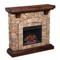 Seminee electrice Classic Flame TEQUESTA Old World Brown 18 18WM40070-C296